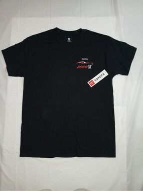 Toyota 2000GT Short Sleeve Tee in Black with Red Accent